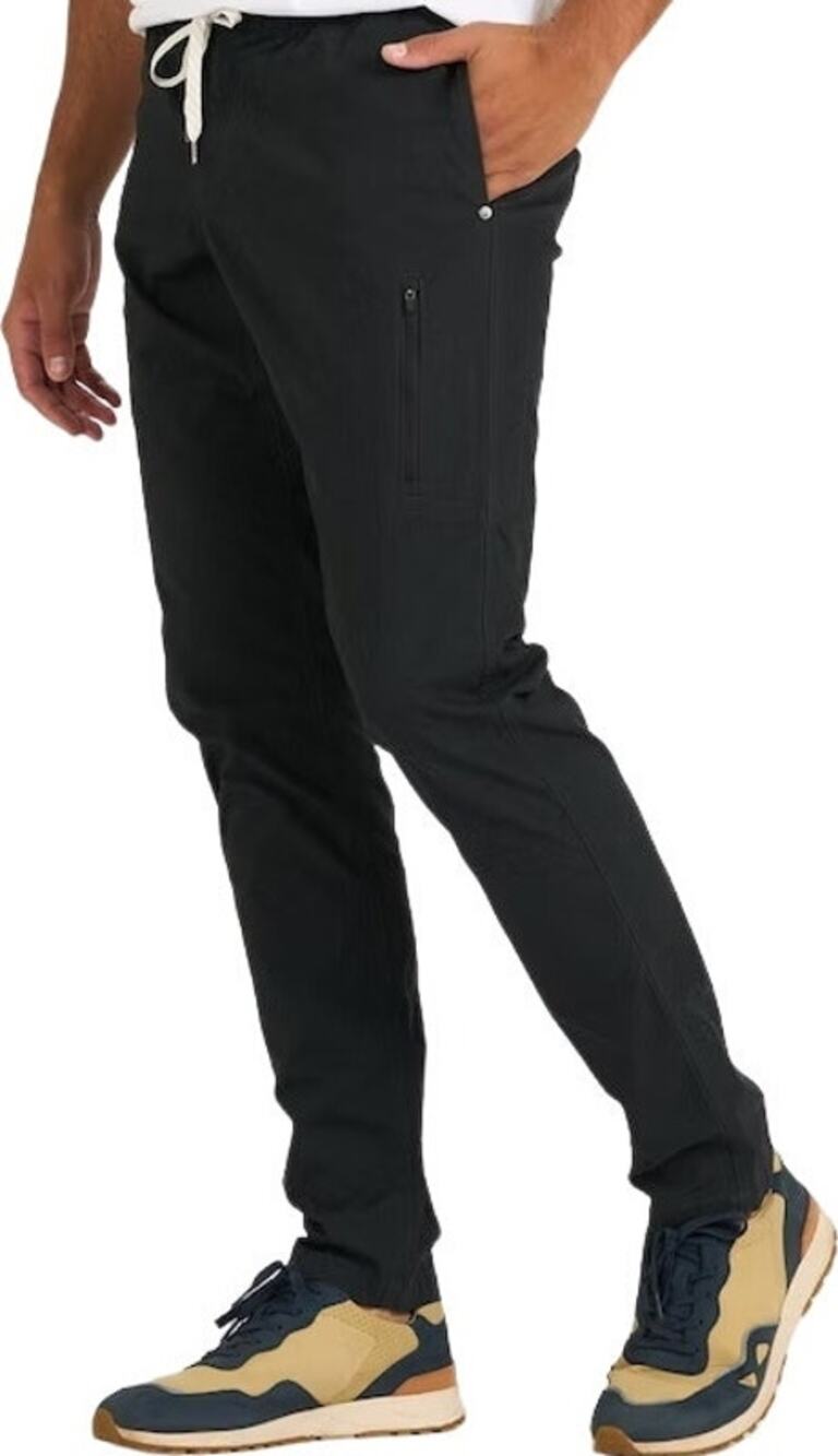 Vuori Ripstop Pants DuraTerra Utility Drawstring Elastic Pocket Black S 30x33